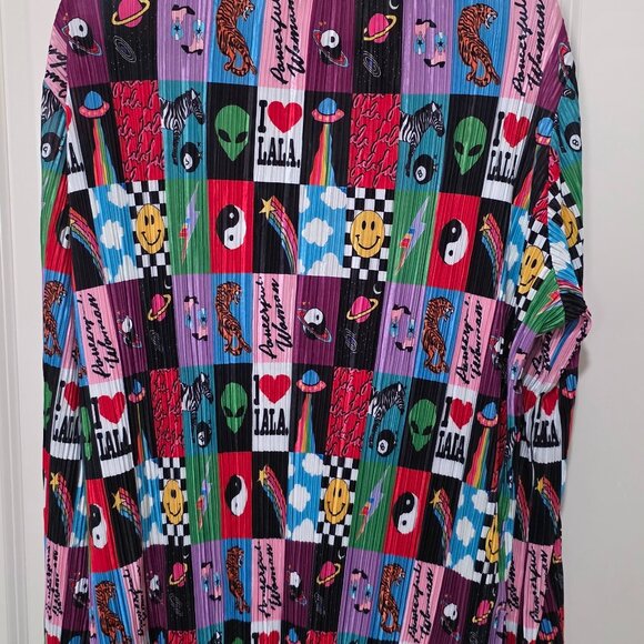 Patchwork Print Plisse Set - Picture 15 of 15